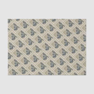 Great Dane (Brindle) Malerei - Original Hunde Art Seidenpapier