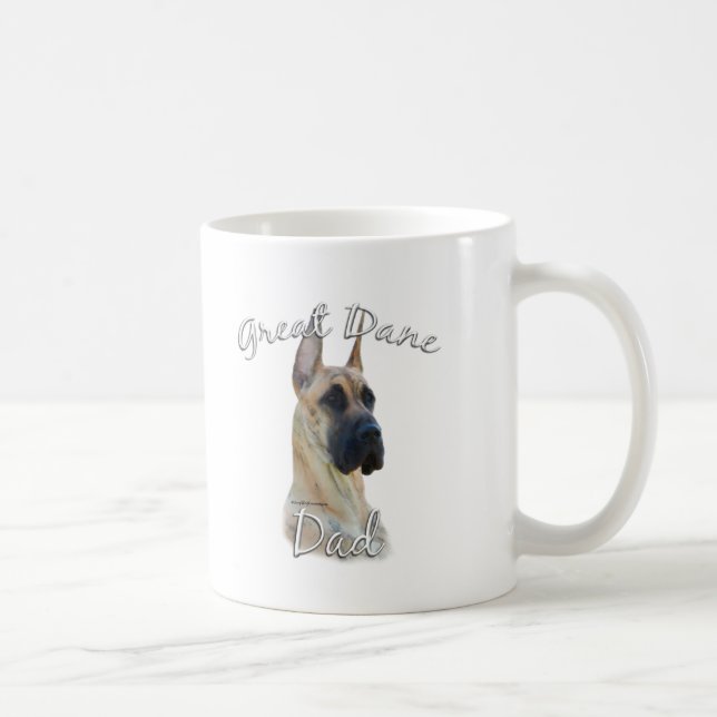 Great Dane (brindle) Mama 2 Kaffeetasse (Rechts)