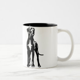 Great Dane Buddys Zweifarbige Tasse