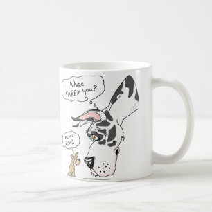 Great Dane & Chihuahua Harlequin Kaffeetasse