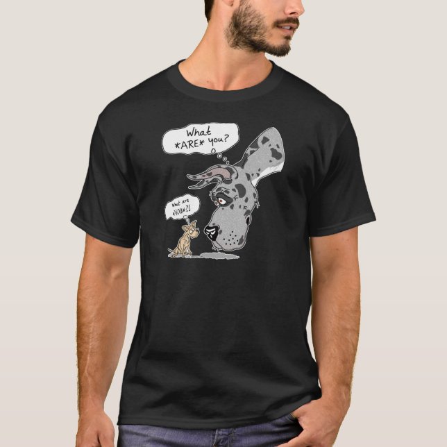 Great Dane & Chihuahua Merle T-Shirt (Vorderseite)