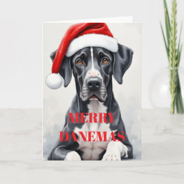 Great Dane CHRISTMAS CARD Karte