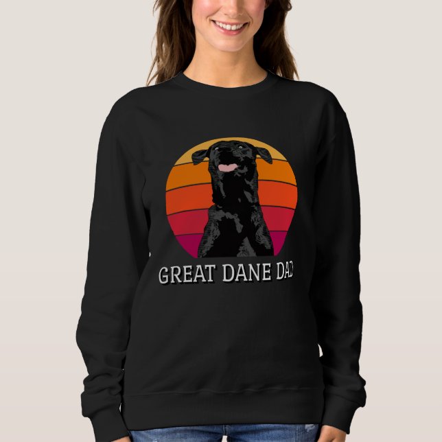 Great Dane Dad Cool Dog Great Dane Sweatshirt (Vorderseite)