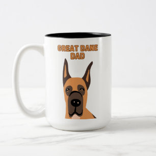 Great Dane DadT-Shirt Zweifarbige Tasse