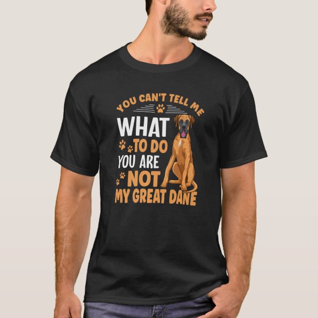 Great Dane Dog Apparel Great Dane Requories T-Shirt (Vorderseite)