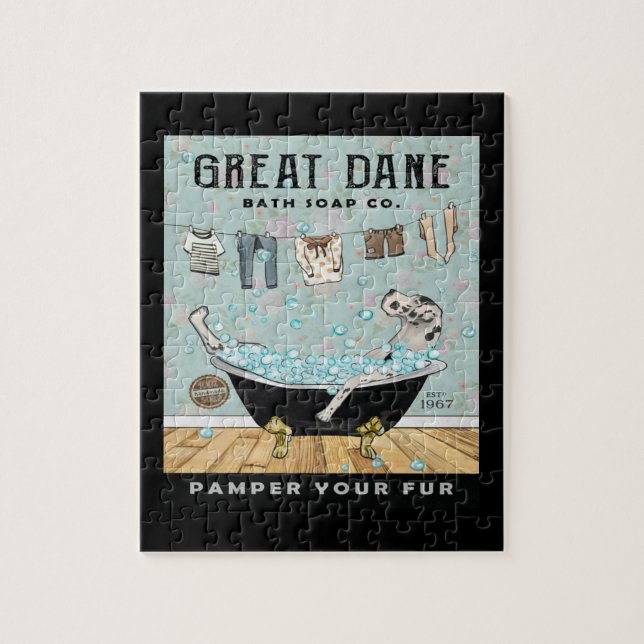 Great Dane Dog Bath Soap Company Puzzle (Vertikal)