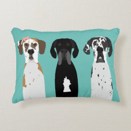 Great Dane Dog Dekokissen