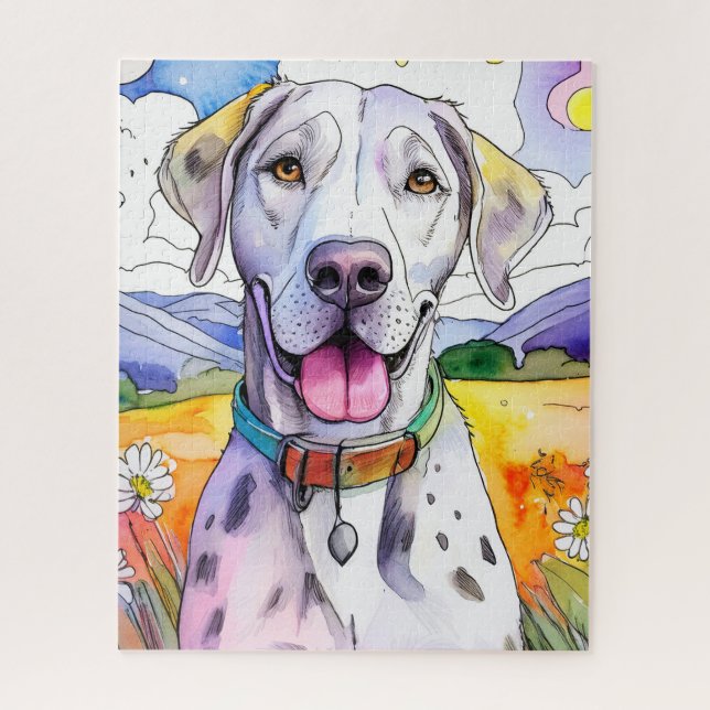 Great Dane Dog Jigsaw Puzzle (Vertikal)