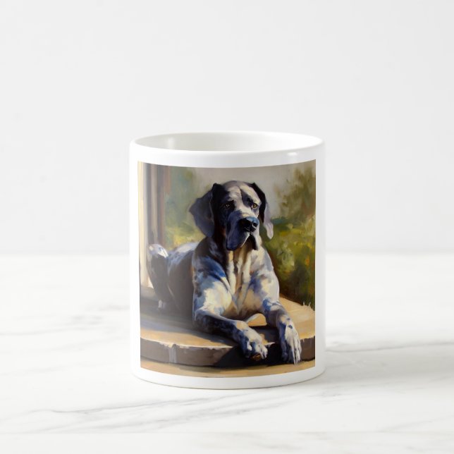 Great Dane Dog Kaffeetasse (Mittel)