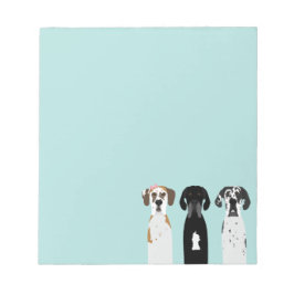 Great Dane Dog Notizblock
