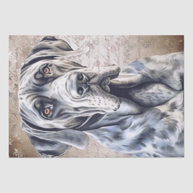 Great Dane Dog Seidenpapier (Vorderseite)