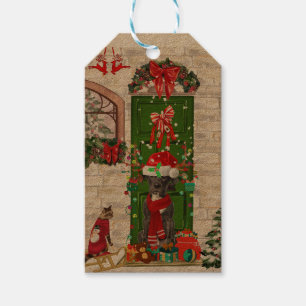 Great Dane Dog Weihnachten Geschenkanhänger