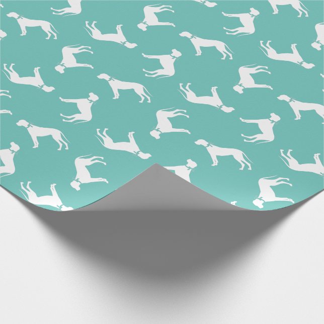 Great Dane Doppy Puppy Geschenkpapier (Ecke)