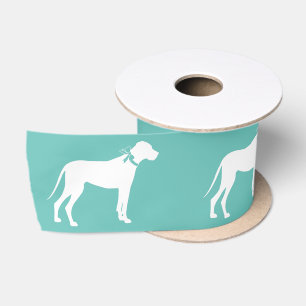 Great Dane Doppy Puppy Satinband