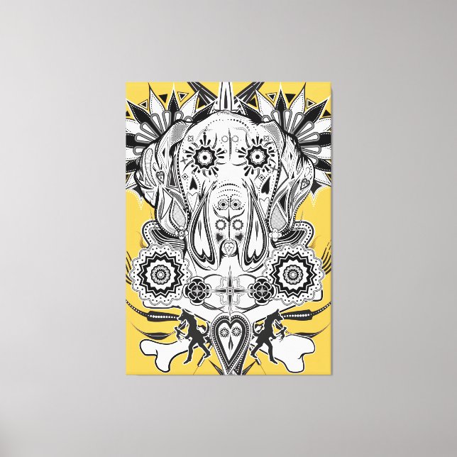 Great Dane Extremo Leinwanddruck (Vorderseite)