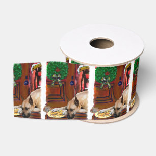 Great Dane (Fawn) Christmas Ripsband