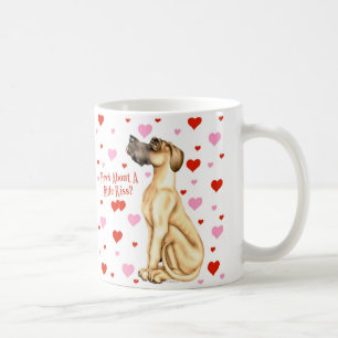Great Dane Fawn UC Kiss Kaffeetasse