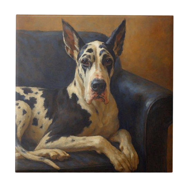 Great Dane Fliese (Vorderseite)