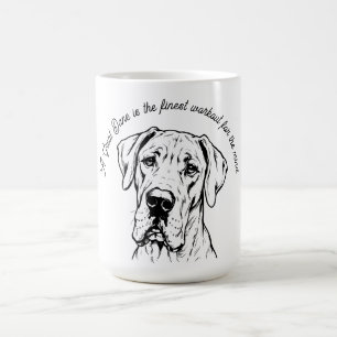Great Dane Geistes-Workout Kaffeetasse