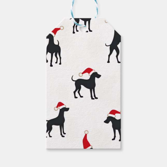 Great Dane  Geschenkanhänger (Vorderseite)