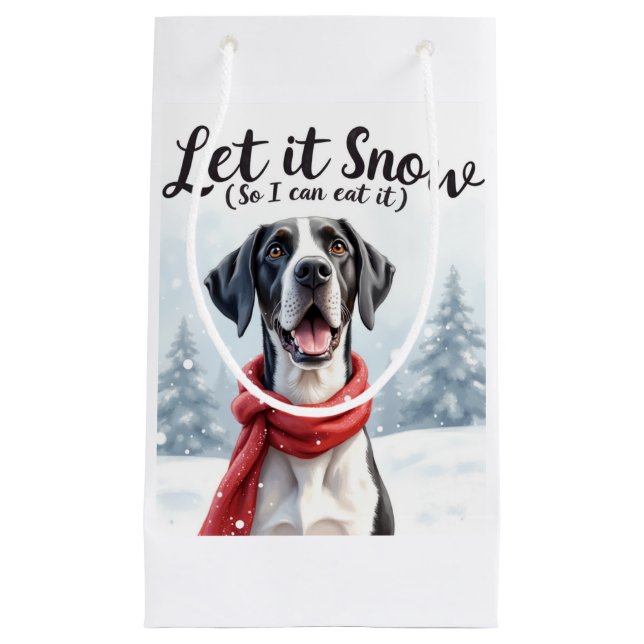 Great Dane Gift bag Kleine Geschenktüte (Vorderseite)