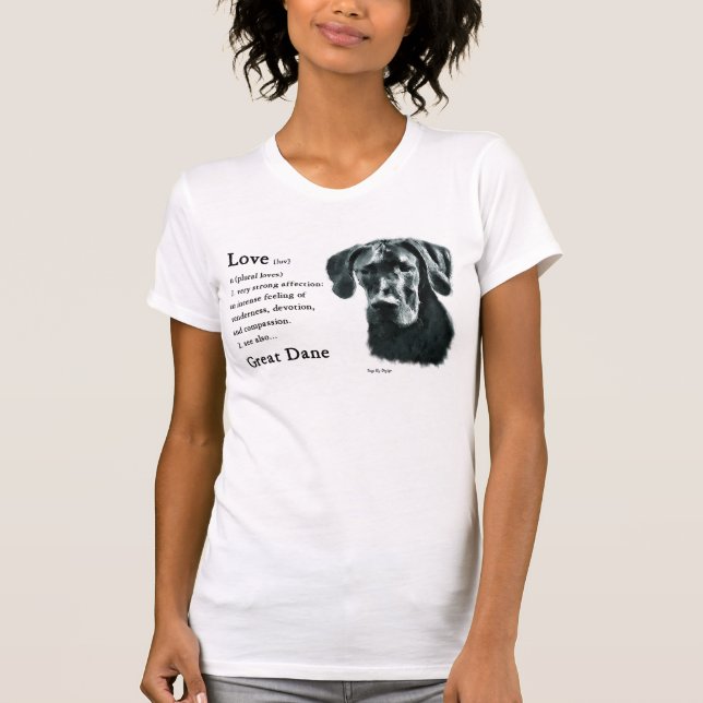 Great Dane Gips T-Shirt (Vorderseite)