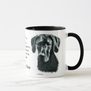 Great Dane Gips Tasse
