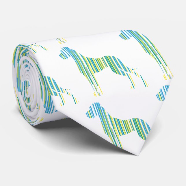 Great Dane Green Krawatte (Gerollt)