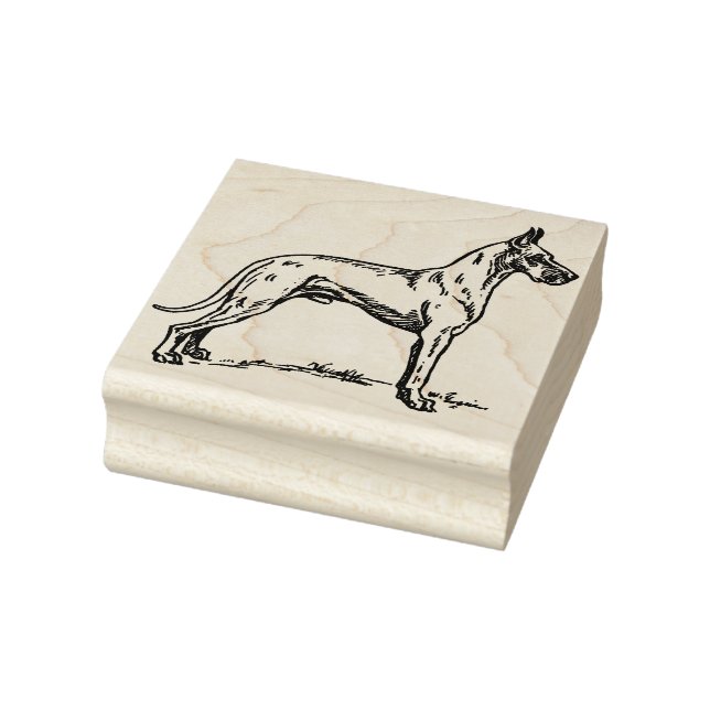 Great Dane Gummistempel (Stempel)