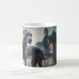 Great Dane Halloween Beängstigend Kaffeetasse