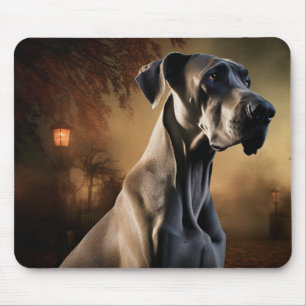 Great Dane Halloween Beängstigend Mousepad