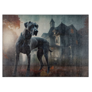 Great Dane Halloween Beängstigend Schneidebrett