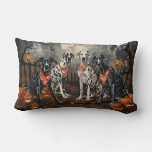 Great Dane Halloween Spooky Lendenkissen