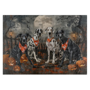 Great Dane Halloween Spooky Schneidebrett
