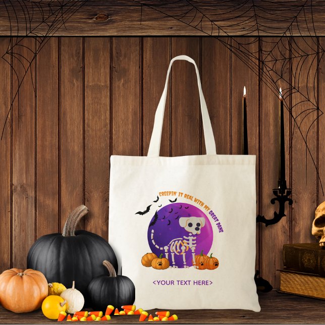 Great Dane Halloween Trick oder Treattote Bag Tragetasche (Trick or Treat OR show up to the Halloween party in style. Represent your favorite dog breed!!)