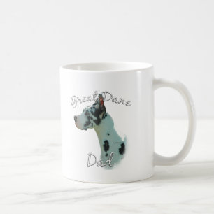 Great Dane (Harlequin) Vater 2 Tasse
