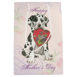 Great Dane Heart Mama Mittlere Geschenktüte