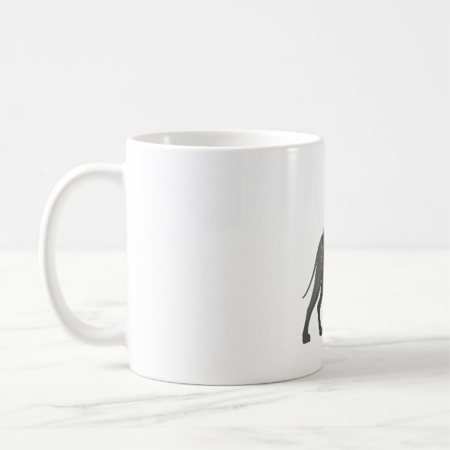 Great Dane Holiday Weihnachtslicht Kaffeetasse (Links)