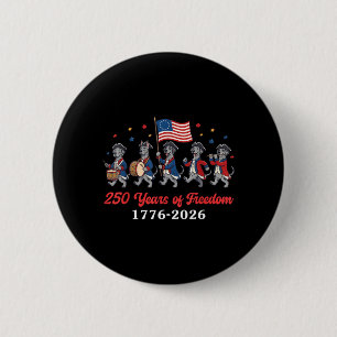 Great Dane Hund 250 Jahre Dom 1776 2026 Patriot Button