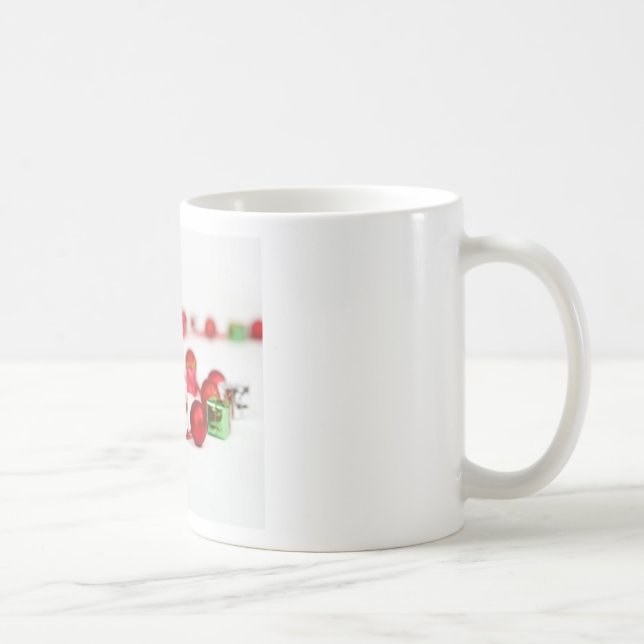 Great Dane Hund mit Weihnachtsgeschenke Tasse (Rechts)
