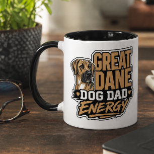 Great Dane Hund Papa Energie Tasse