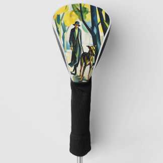 Great Dane Hund wandern im Park 04 - Madeleine Golf Headcover