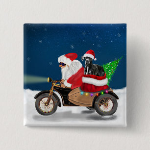 Great Dane Hund Weihnachten Weihnachten Weihnachts Button