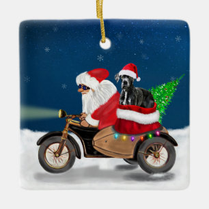 Great Dane Hund Weihnachten Weihnachten Weihnachts Keramikornament