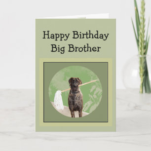 Great Dane Hunde Humor Geburtstag Big Brother Fun Karte