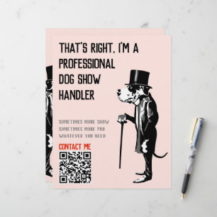 Great Dane Illustration für Hundehandler-Promotion