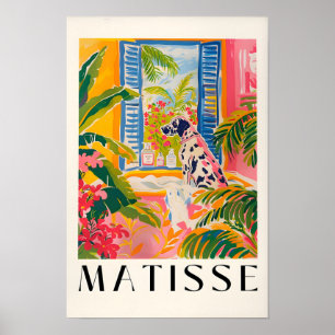 Great Dane in Badewanne, Funny Bad Wall Art, Do Poster