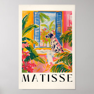 Great Dane in Badewanne, Funny Bad Wall Art, Do Poster