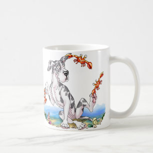 Great Dane Kinda Crabby Harlequin UC Kaffeetasse