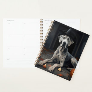 Great Dane Kürbisse Halloween Grusel Flip Planer